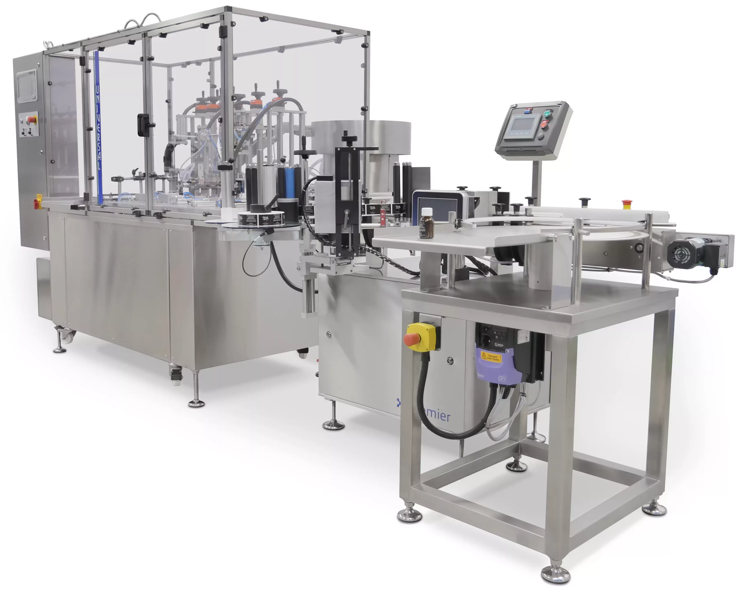 Complete Filling Capping Labelling Line
