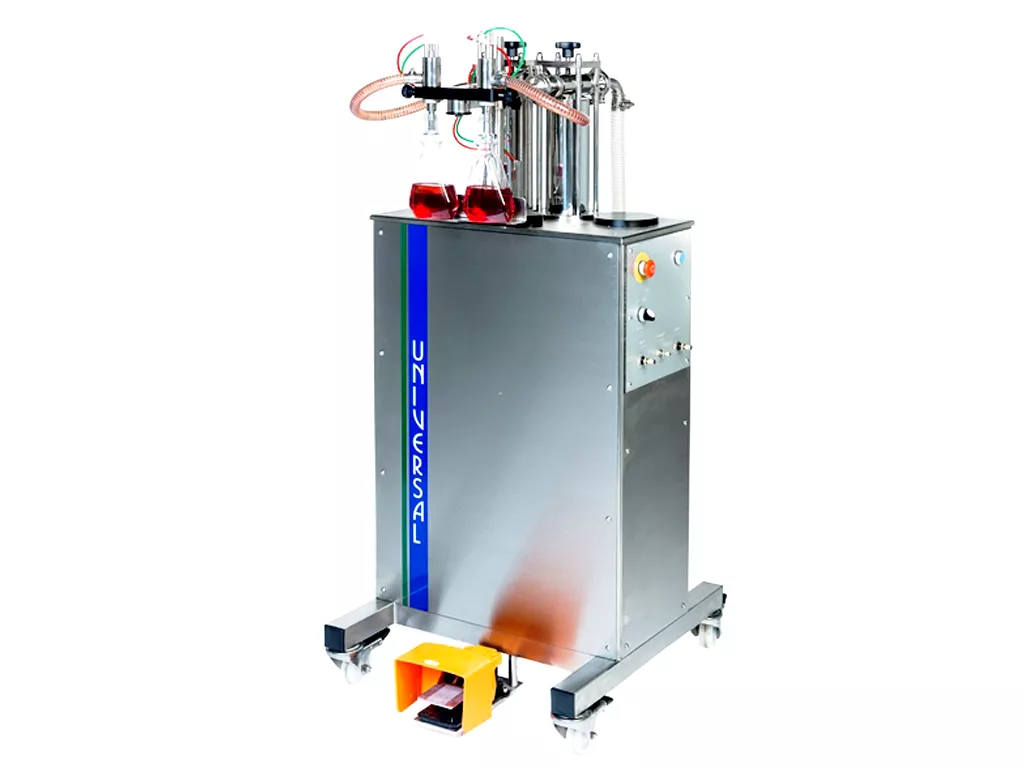 Posifill V-Twin/Four - liquid filling machine from Universal Filling Machine Co.