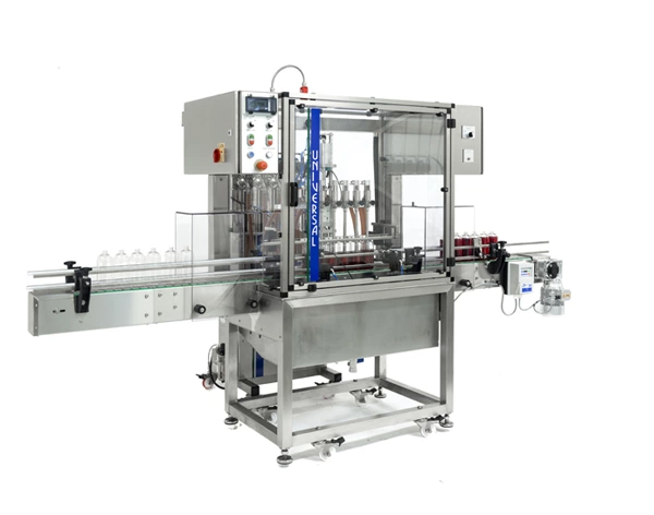 Posimatic EV1000 Automatic Liquid Filling Machine - Universal Filling Machine Company