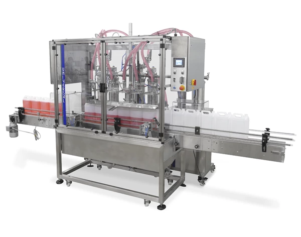 Posimatic EV5000 Automatic Liquid Filling Machine - Universal Filling Machine Company
