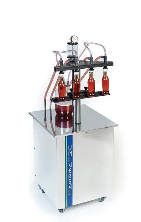 Easifill 4-Head Semi-Automatic Vacuum Level Liquid Filling Machine