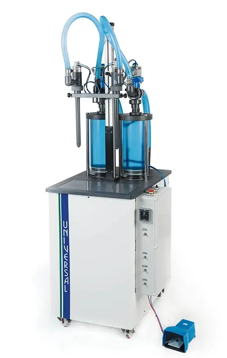 PB5000 5-litre 1 or 2 head Volumetric Semi-Automatic Liquid Filling Machine