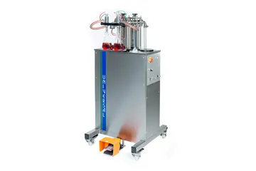 Posifill V Twin 2 or 4 Head Semi-Automatic Liquid Filling Machine